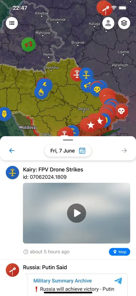 Military Summary App Screenshot 2